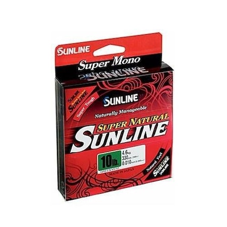 Sunline Super Natural Monofilament Line 8Lb 330Yd Natural Clear 63758744